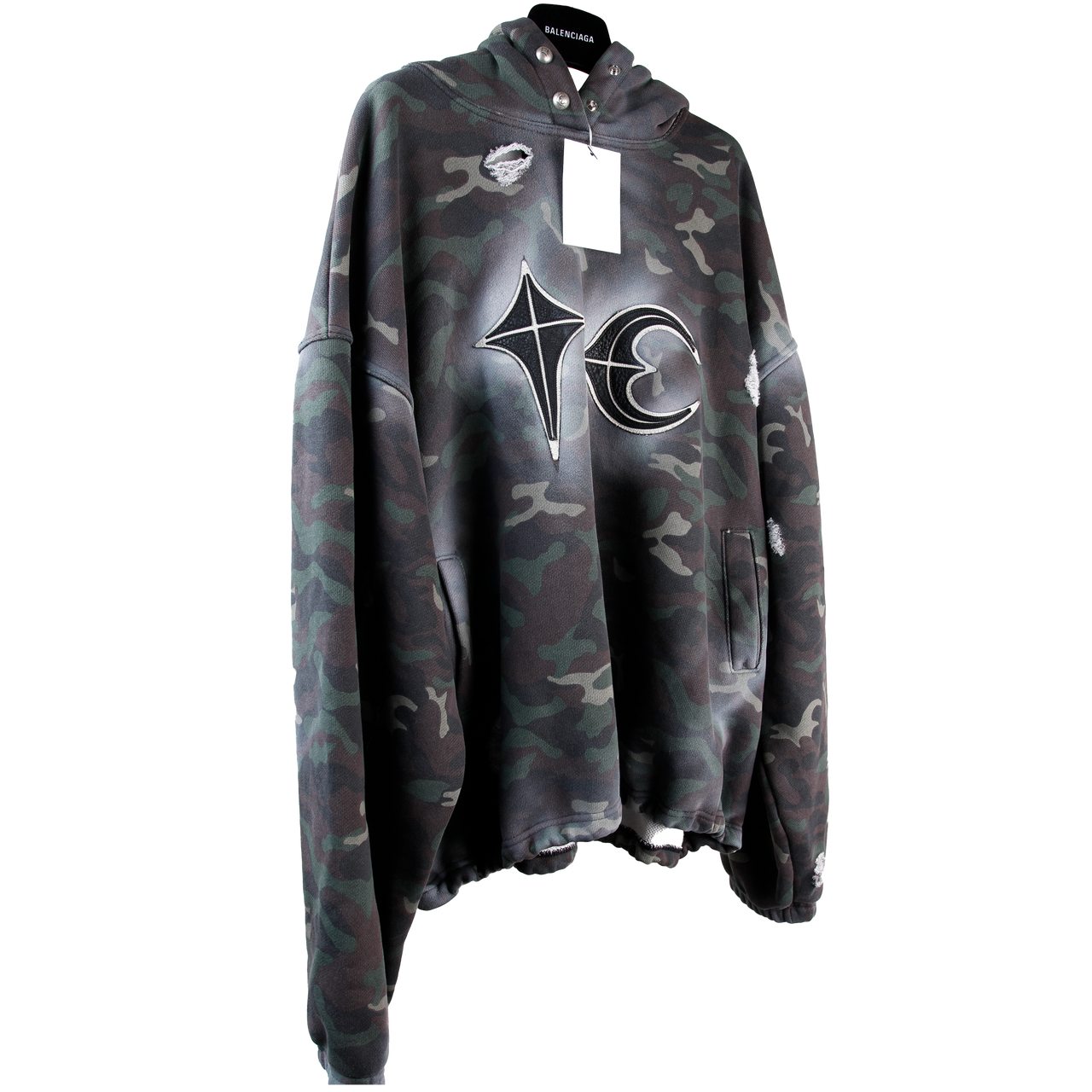 Thug Club Sprayed Camoflage Hoodie
