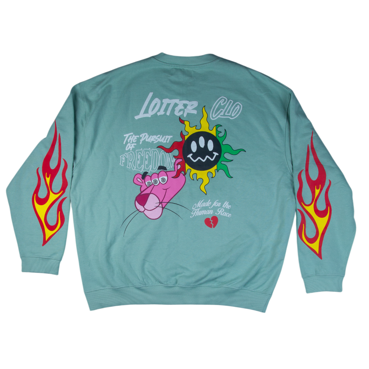 Loiter Pink Panther Crew Neck