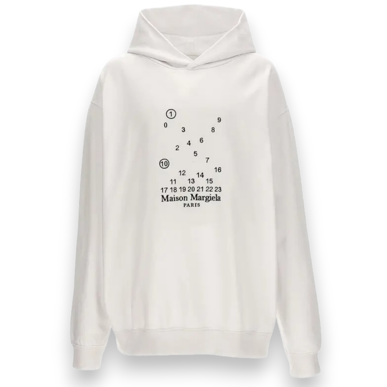 Maison Margiela Logo Embroidered Hoodie